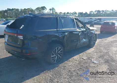 2025 Lincoln Aviator Black Label из США, поврежденный, VIN 5LM5J9XC9SGL25630